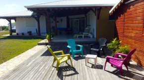 Bungalow à Saint-François avec terrasse et jardin